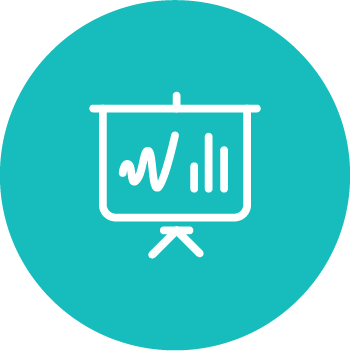 Analytics reporting and data visualization for actionable insights.