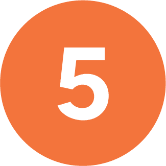 Number 5 graphic illustrating lead volume and quality growth for The Deciding Factor's risk management