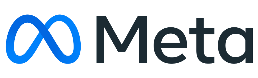 Meta advertising platform logo for B2B lead generation and social media engagement.