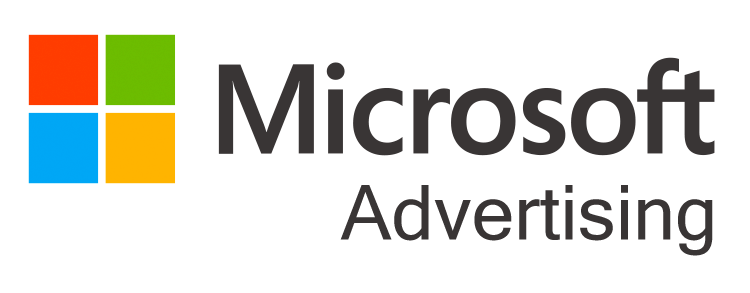 Microsoft Advertising logo and platform for targeted B2B lead generation.